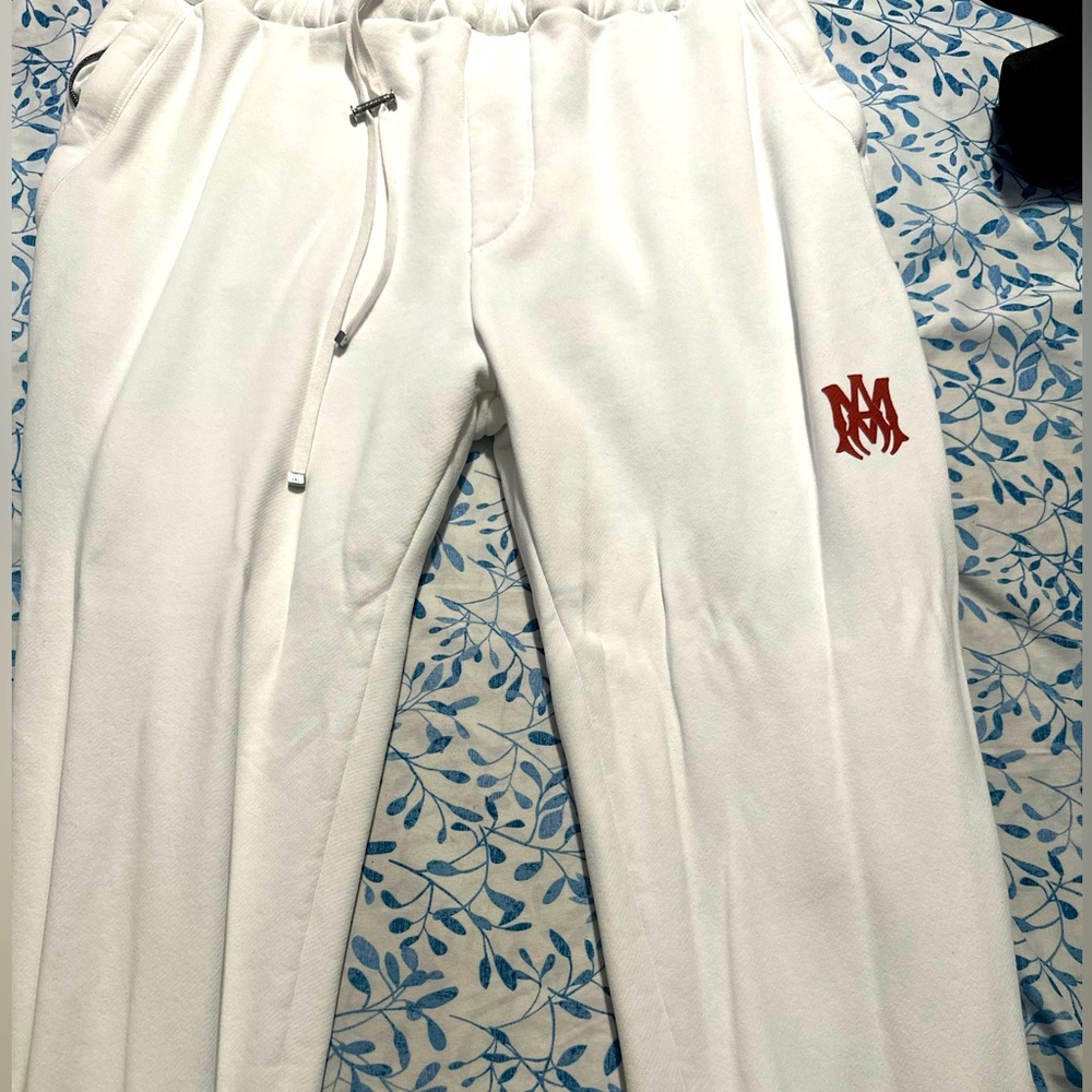 AMIRI Red MA Logo Sweatpants (Brand New)